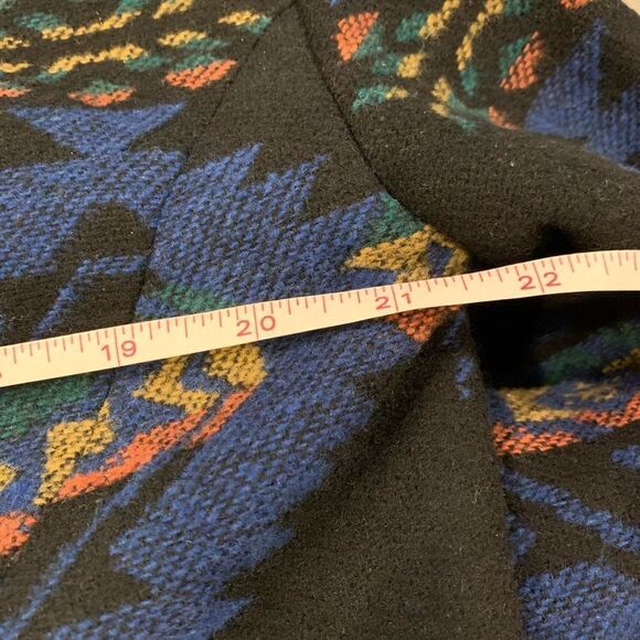 Forever 21 Aztec Southwest Print Blazer Jacket Size Small Oversized - Picture 6 of 6